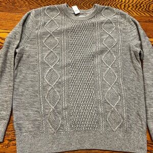 GAP Men's Gray Crewneck Sweater